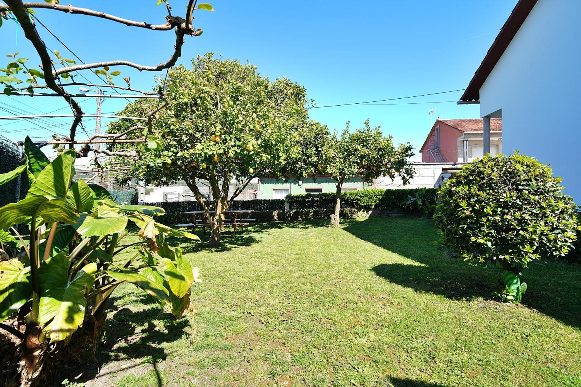 Casa Con Jardin En Vilanova De Arousa Pontevedra Exteriör bild