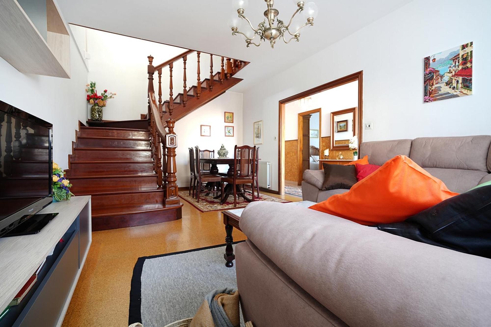 Casa Con Jardin En Vilanova De Arousa Pontevedra Exteriör bild