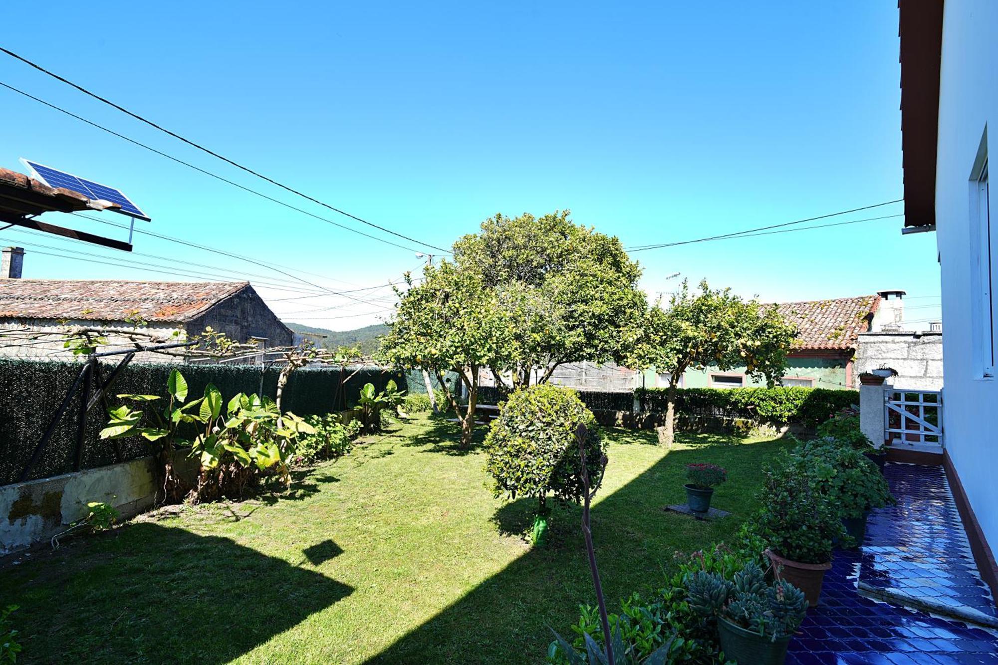 Casa Con Jardin En Vilanova De Arousa Pontevedra Exteriör bild